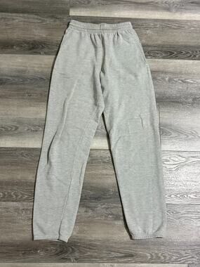 Vintage Fruit Of The Loom Grey Tapered Sweatpants Retro Casual Y2K - Men’s Small